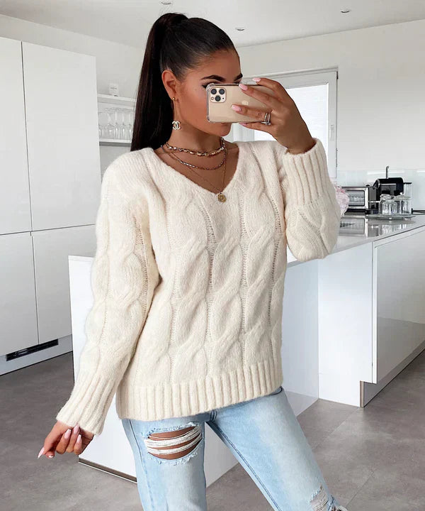 Willow - Tijdloze Beige Trui voor Dames