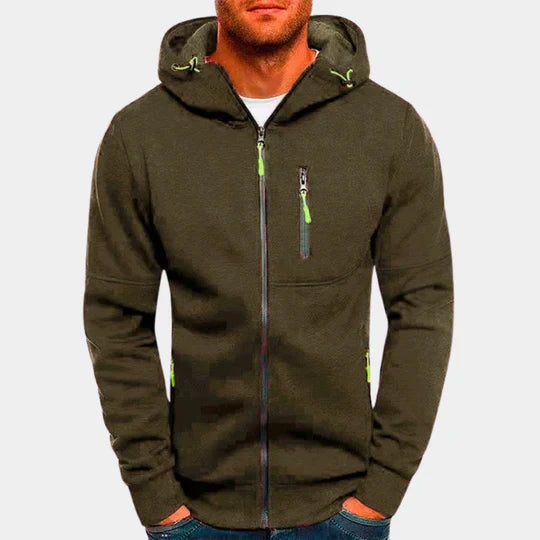 Rupert - Hoodie Met Rits Voor Heren