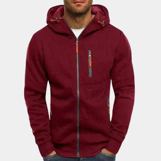 Rupert - Hoodie Met Rits Voor Heren