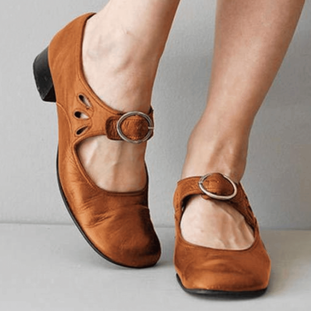 Zadie - Elegante Leren Sandaal voor Dames