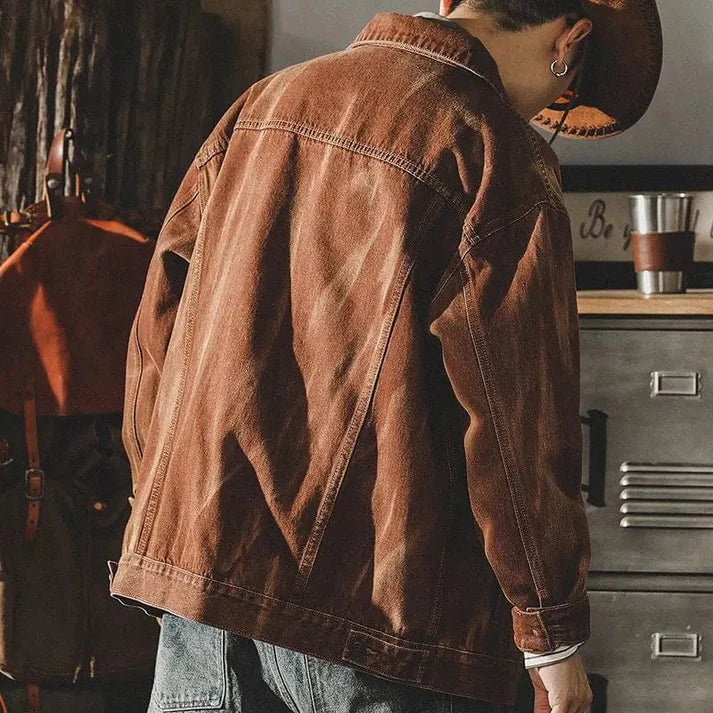 Youssef - Vintage Geïnspireerd Denimjack voor Heren