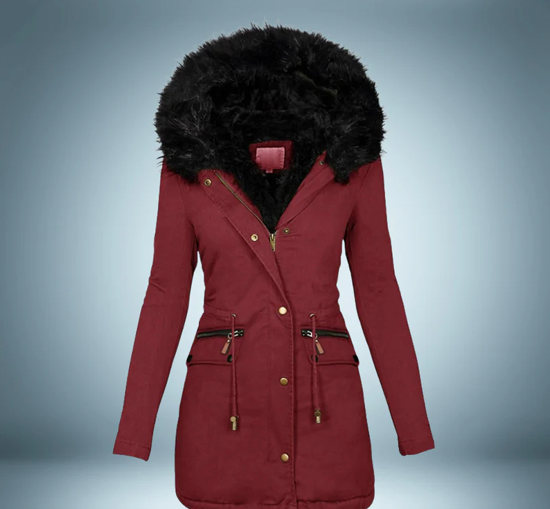 Ysoria - Elegante Parka met Bontkraag voor Dames