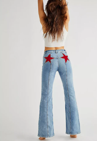 Novella - Retro Geïnspireerde Wijduitlopende Broek voor Dames