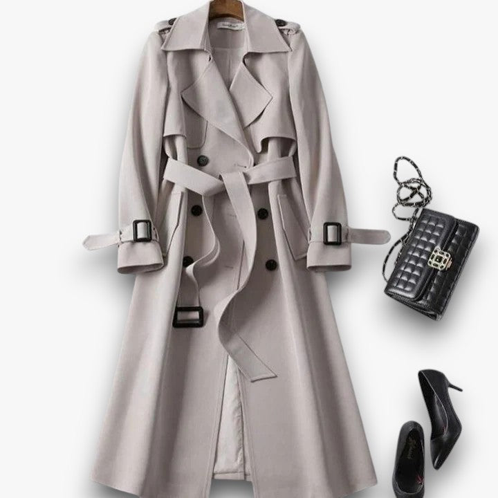 Lianne - Lange Trenchcoat voor Dames