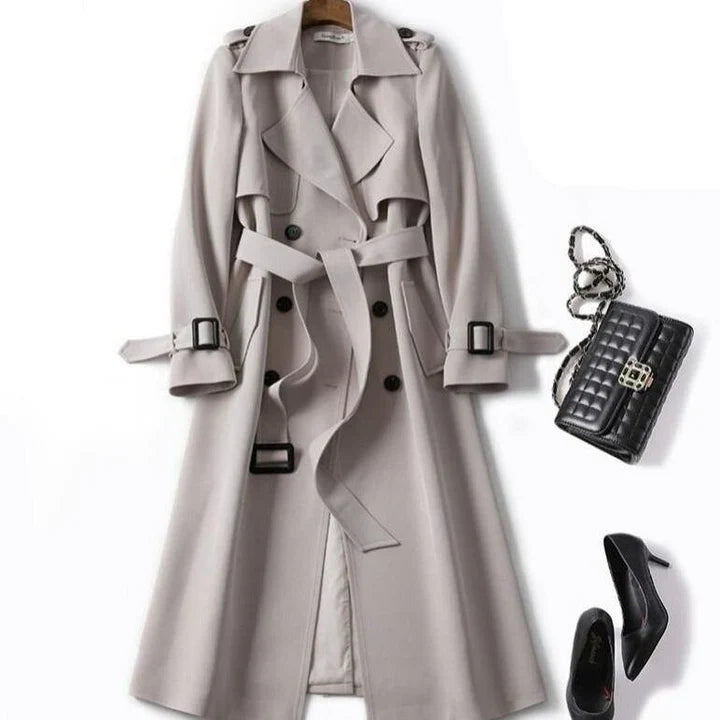 Lianne - Lange Trenchcoat voor Dames