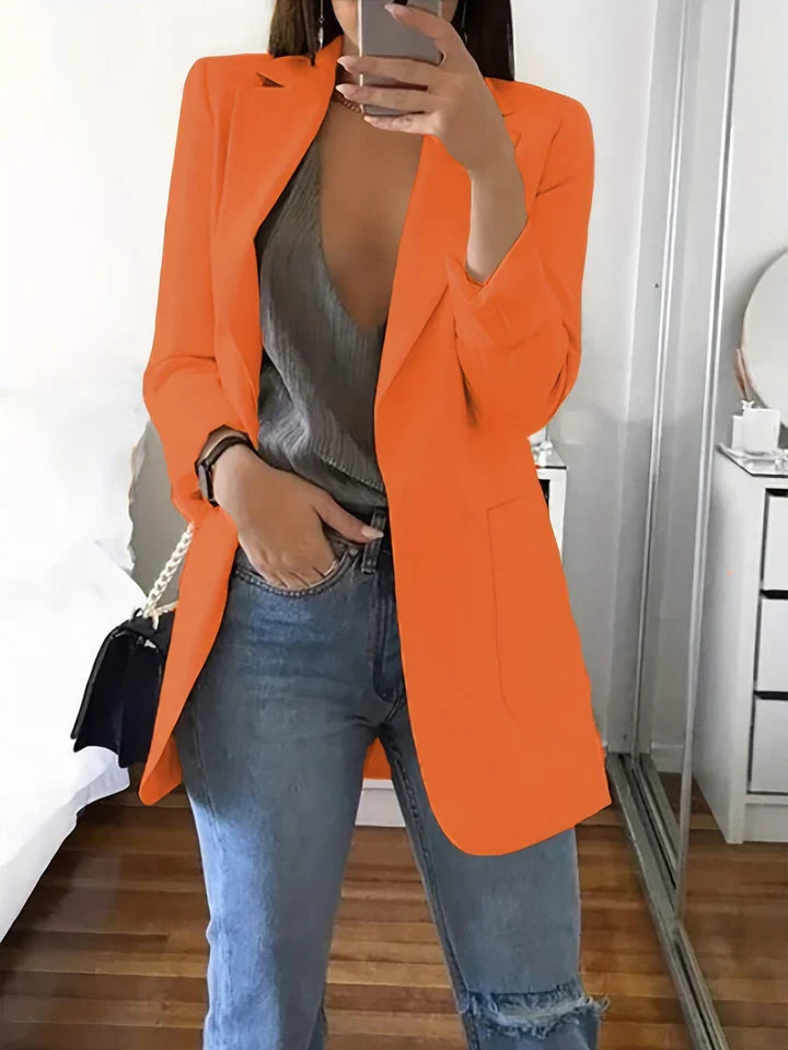 Rosalind - Lange Casual Blazer voor Dames