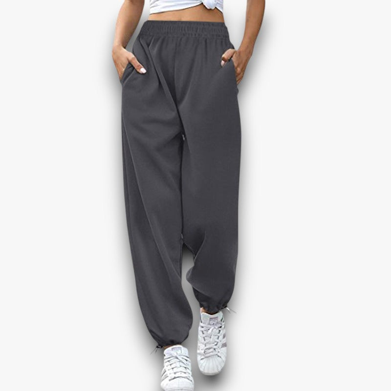 Avalis - Relaxed Fit Sportbroek met Wijde Pijpen voor Dames