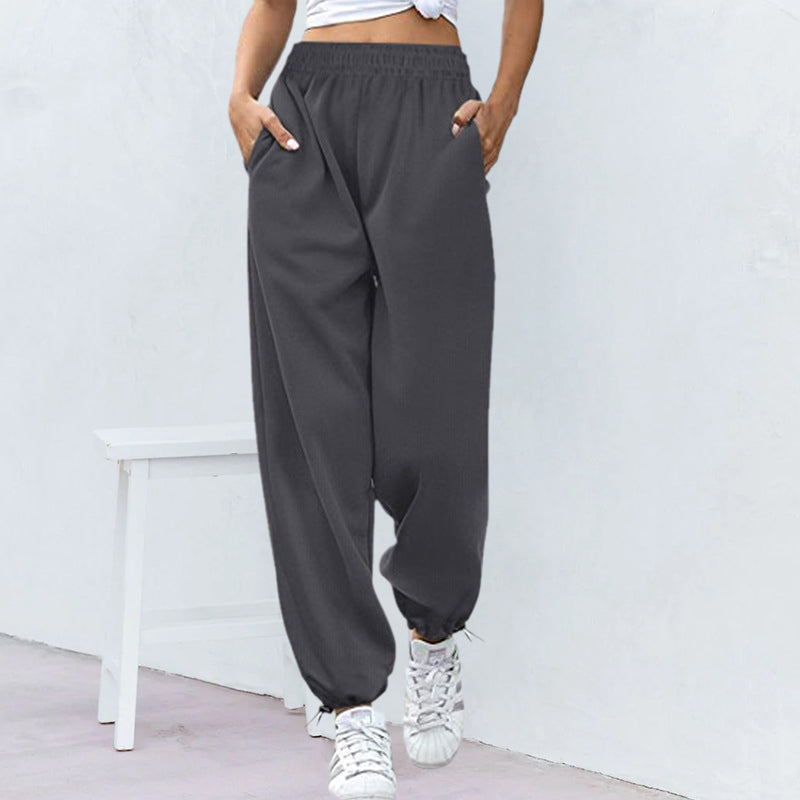 Avalis - Relaxed Fit Sportbroek met Wijde Pijpen voor Dames