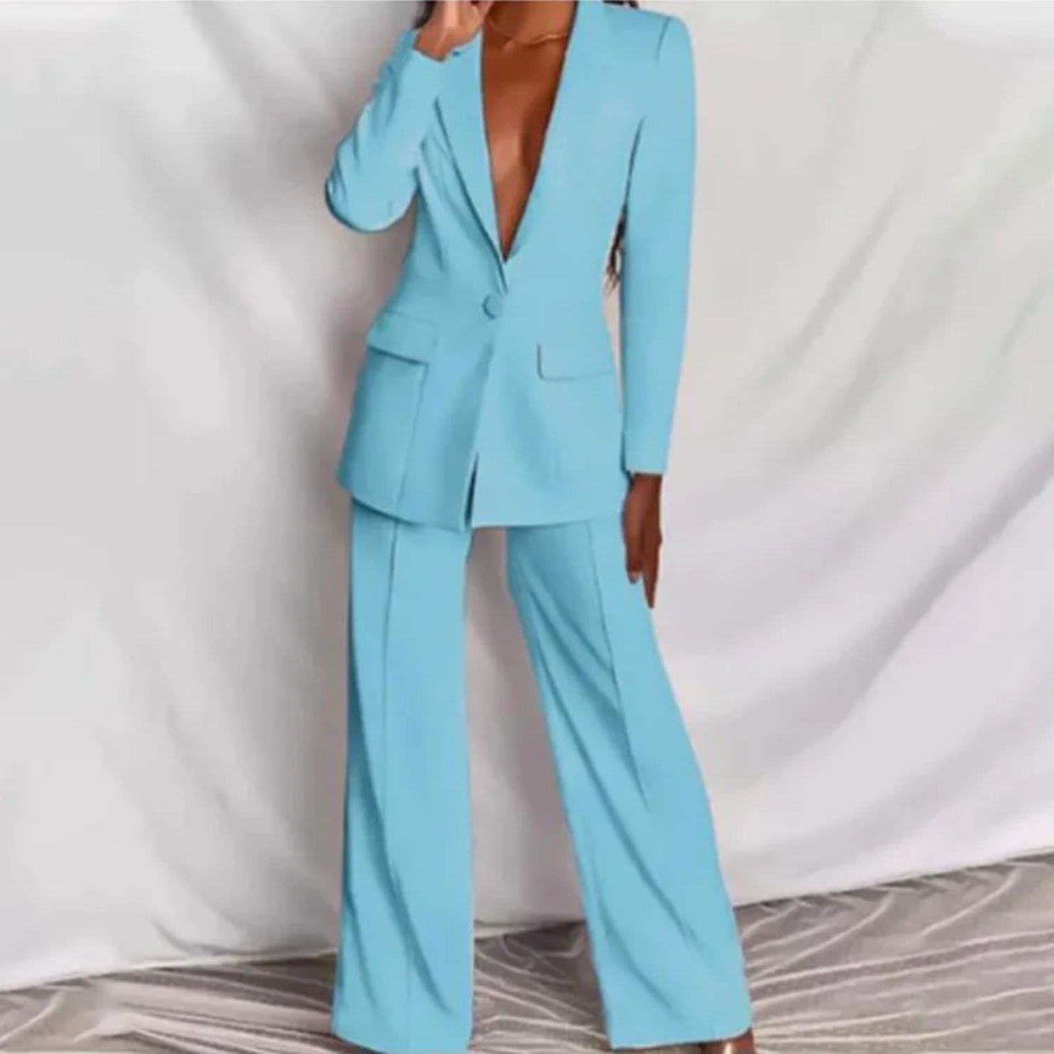 Lottie - Lange Mouwen Blazer en Broek-Set voor Dames