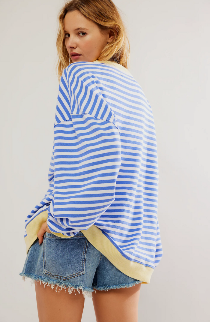 Lyndra - Oversized Gestreepte Trui voor Dames