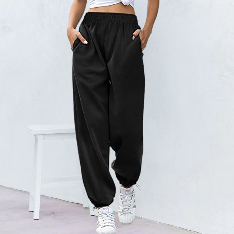 Avalis - Relaxed Fit Sportbroek met Wijde Pijpen voor Dames
