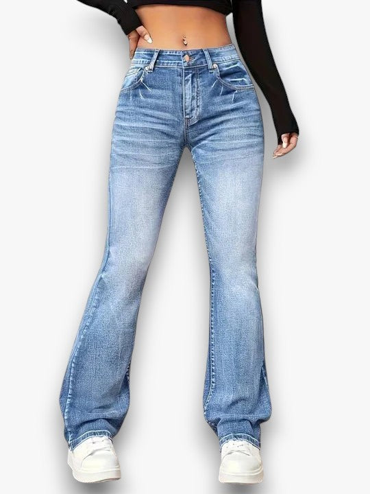Lyriss - Uitlopende Jeans voor Dames