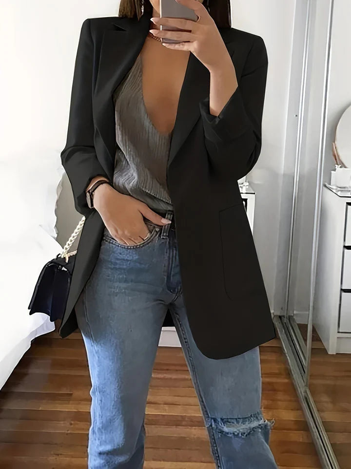 Rosalind - Lange Casual Blazer voor Dames