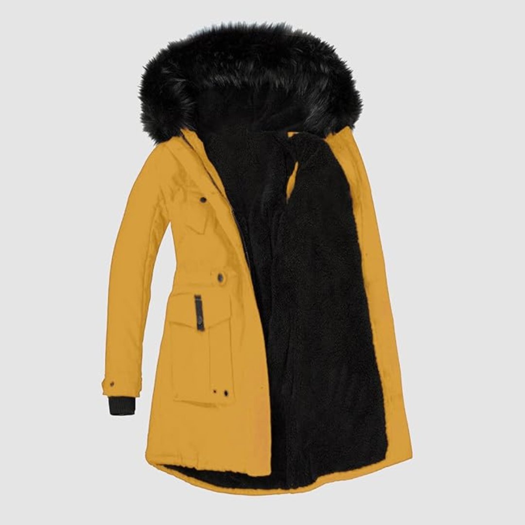 Cambrie - Parka Jas met Imitatiebont voor Dames