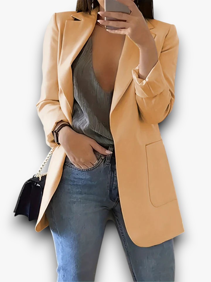 Rosalind - Lange Casual Blazer voor Dames