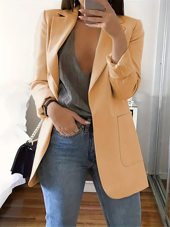 Rosalind - Lange Casual Blazer voor Dames