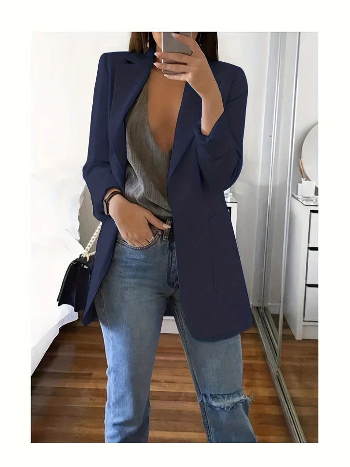Rosalind - Lange Casual Blazer voor Dames