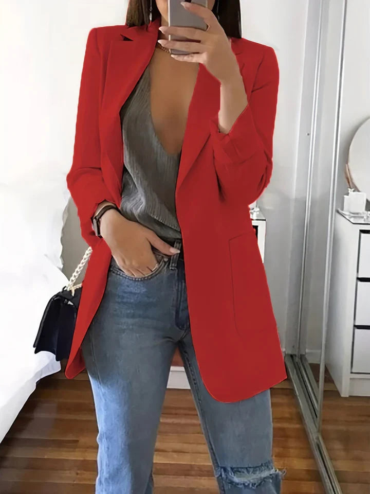 Rosalind - Lange Casual Blazer voor Dames
