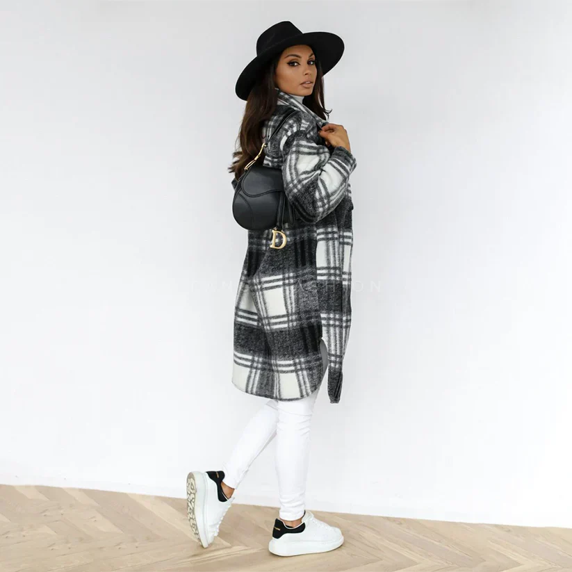 Emlen - Geruite Winterjasmes voor Dames