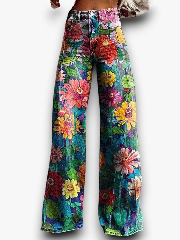 Solana - Modieuze Lange Uitlopende Broek voor Dames