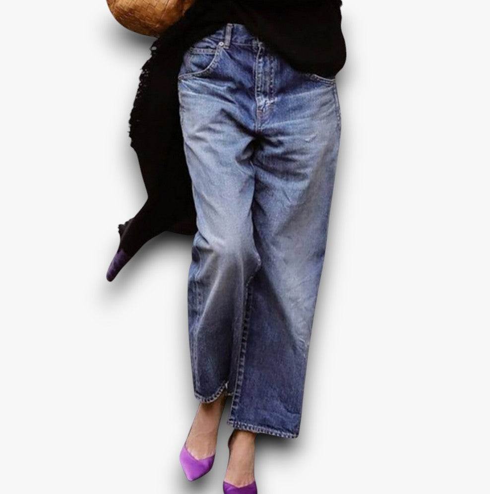 Emmeline - Ultra Stijlvolle Wide Leg Jeans voor Dames
