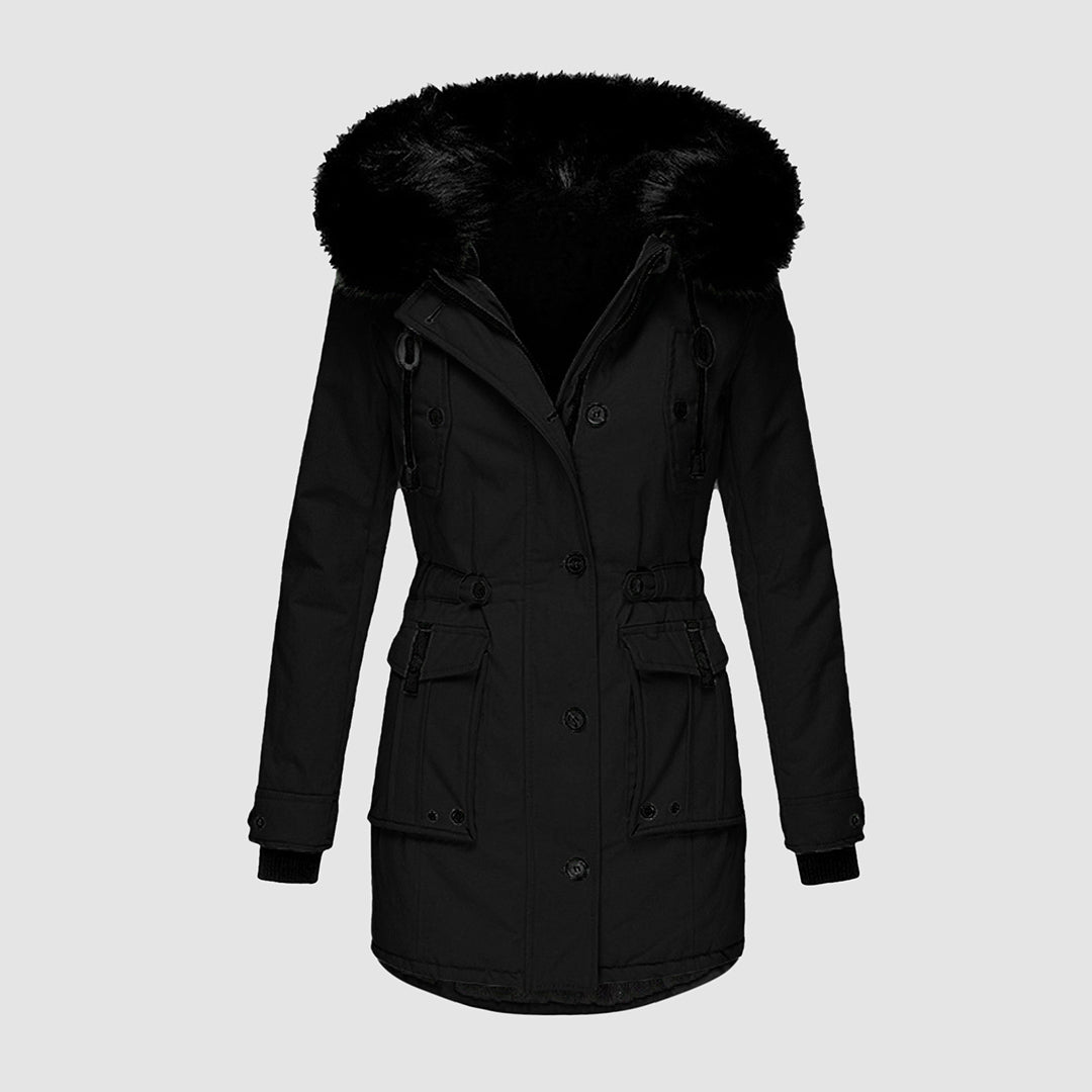 Cambrie - Parka Jas met Imitatiebont voor Dames