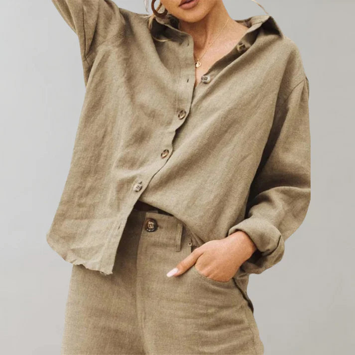 Isolde - Crop Blouse voor Dames
