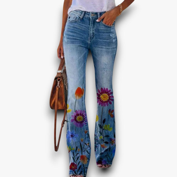 Maribel - Broek met Knopen voor Dames