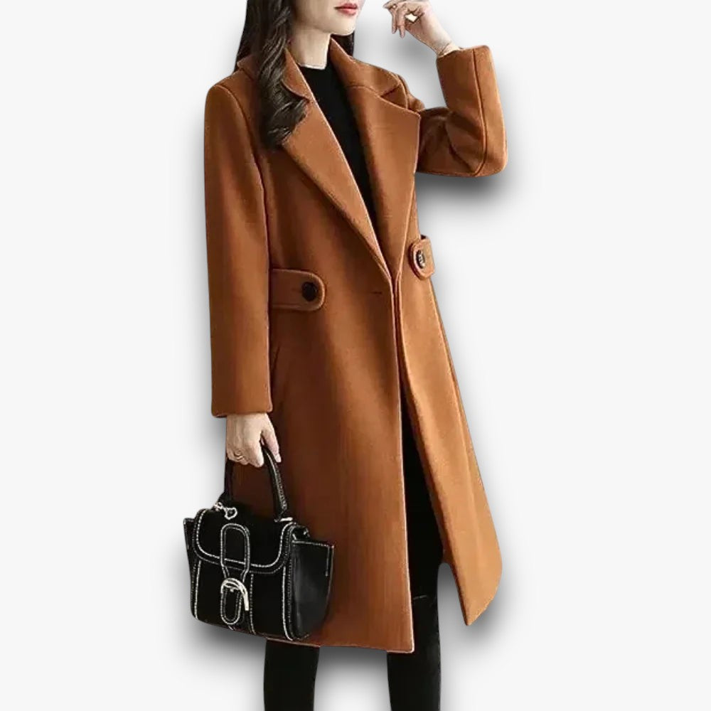 Cassara - Lange Winterjas voor Dames