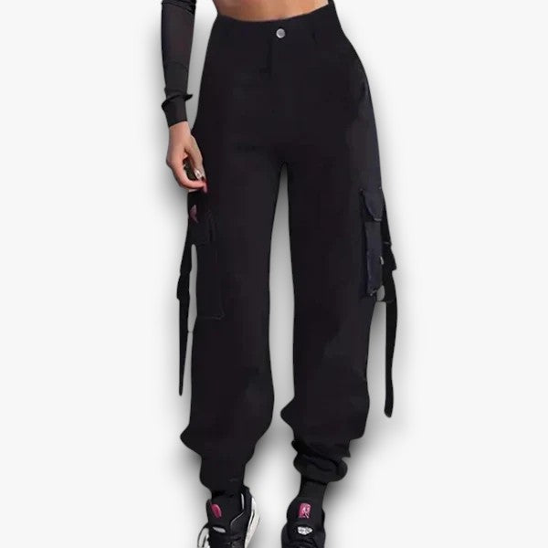 Sully - Cargo Broek met Hoge Taille voor Dames