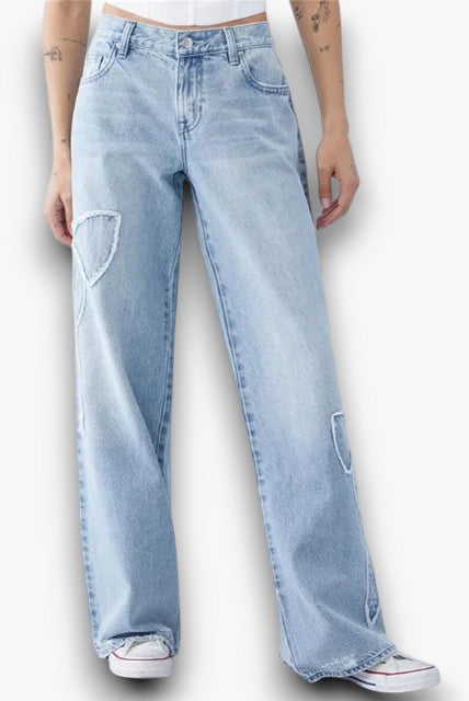 Velinna - Relaxed Strikje Jeans voor Dames