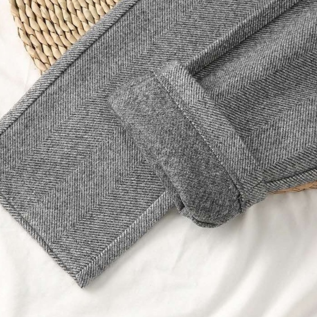 Amethyst - Katoen En Linnen Chino Broek voor Dames