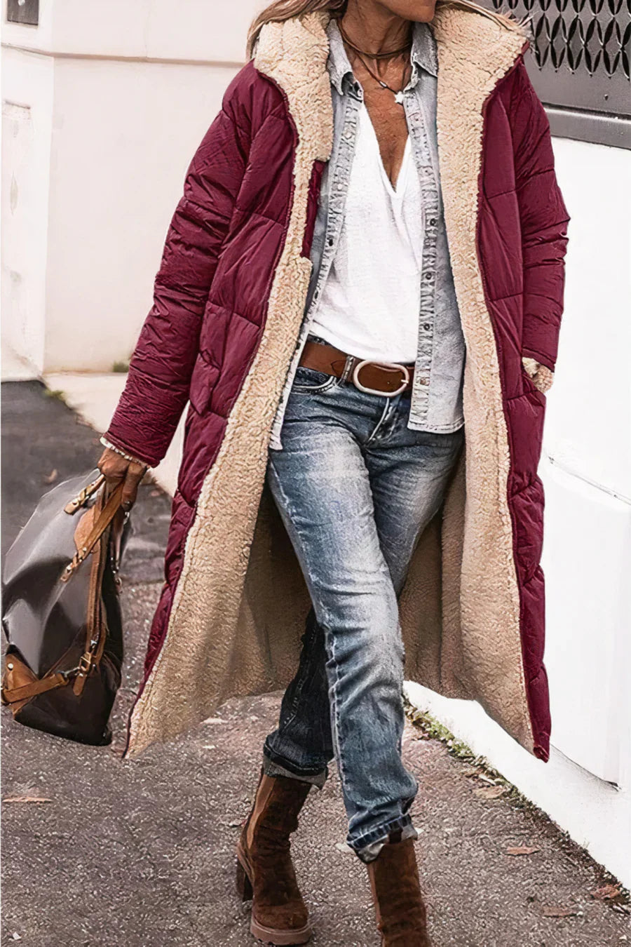 Nyala - Elegante en Omkeerbare Parka voor Dames