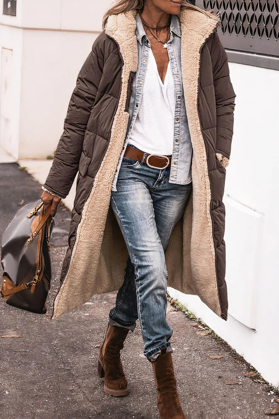 Nyala - Elegante en Omkeerbare Parka voor Dames