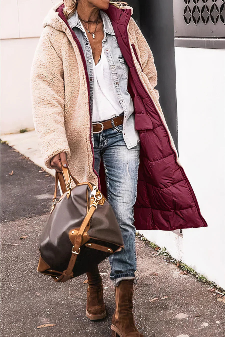 Nyala - Elegante en Omkeerbare Parka voor Dames