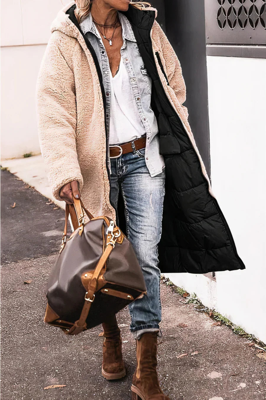 Nyala - Elegante en Omkeerbare Parka voor Dames