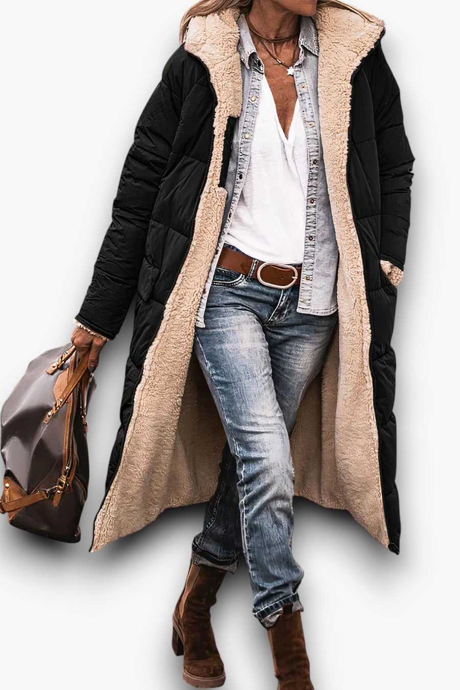 Nyala - Elegante en Omkeerbare Parka voor Dames