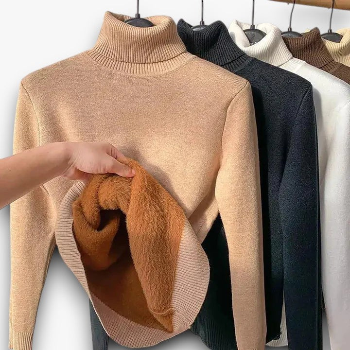 Elsinore - Knusse en Warme Alpaca Coltrui voor Dames