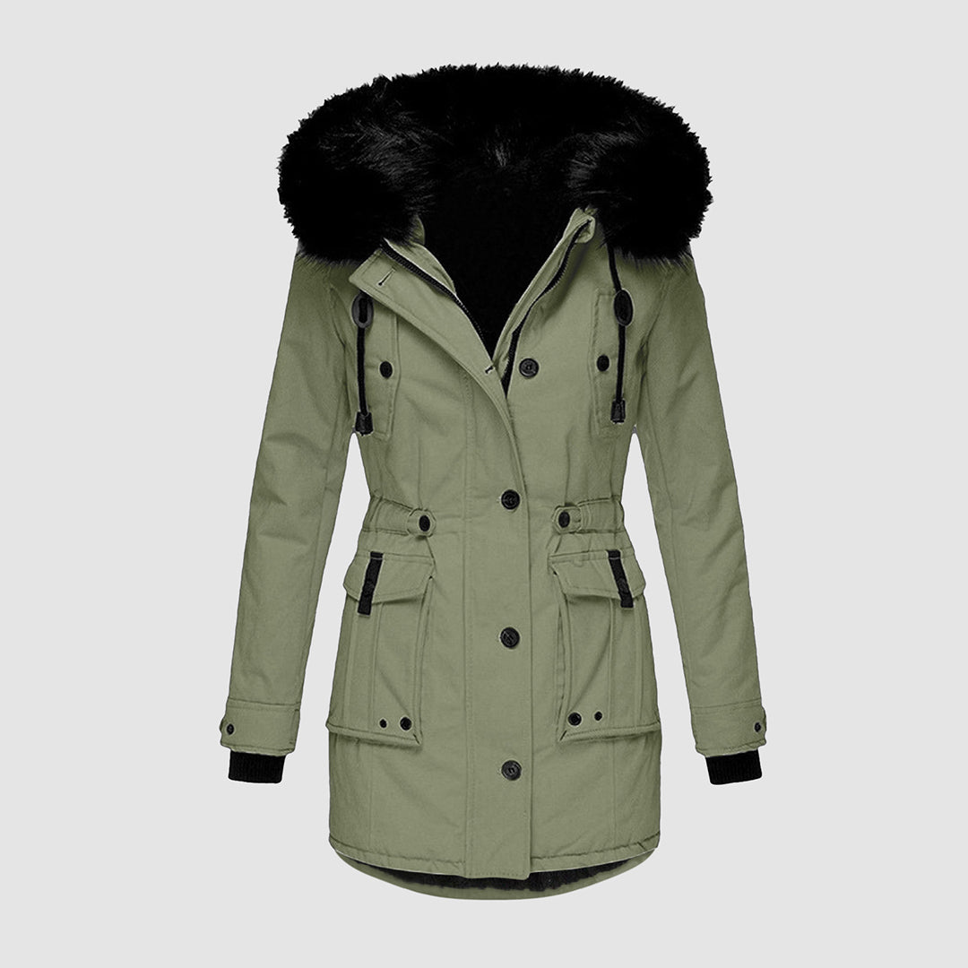 Cambrie - Parka Jas met Imitatiebont voor Dames