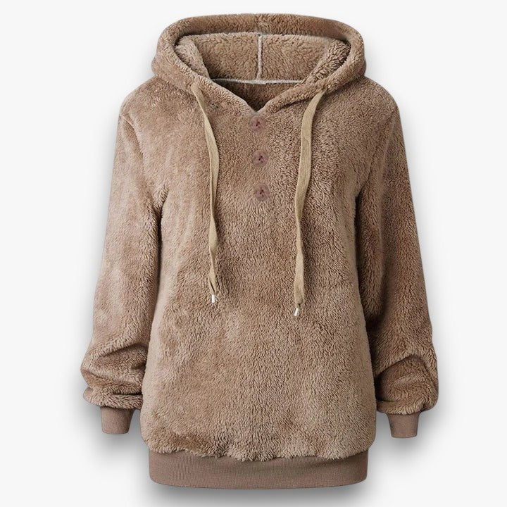 Indira - Plush Fleece Hoodie voor Dames