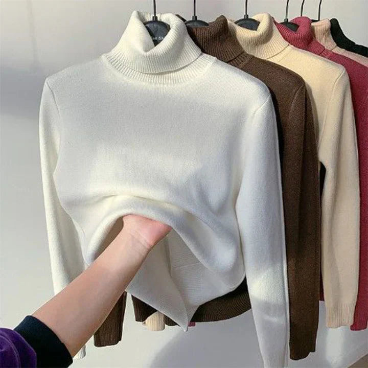 Elsinore - Knusse en Warme Alpaca Coltrui voor Dames