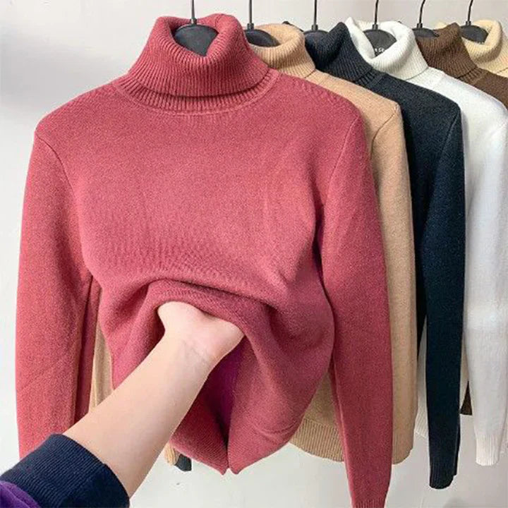 Elsinore - Knusse en Warme Alpaca Coltrui voor Dames