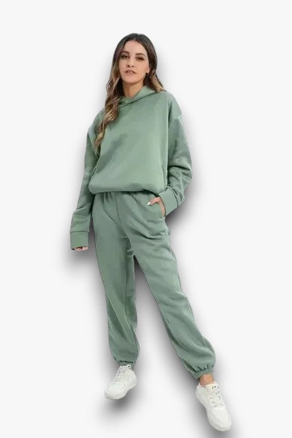 Kalysta - Indigo Loungeset met Capuchon en Joggers voor Dames