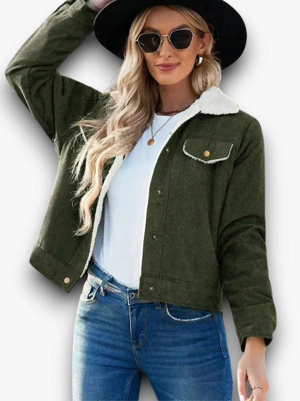 Embrith - Corduroy Winterjas voor Dames