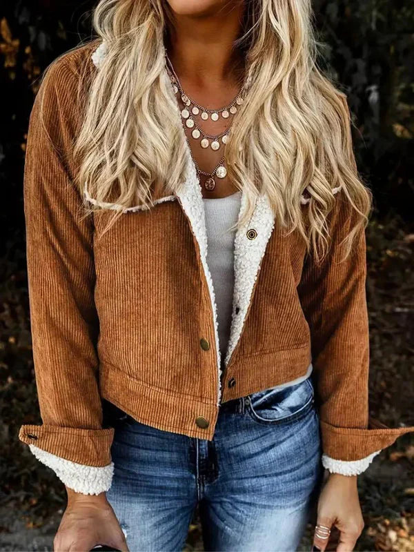 Embrith - Corduroy Winterjas voor Dames