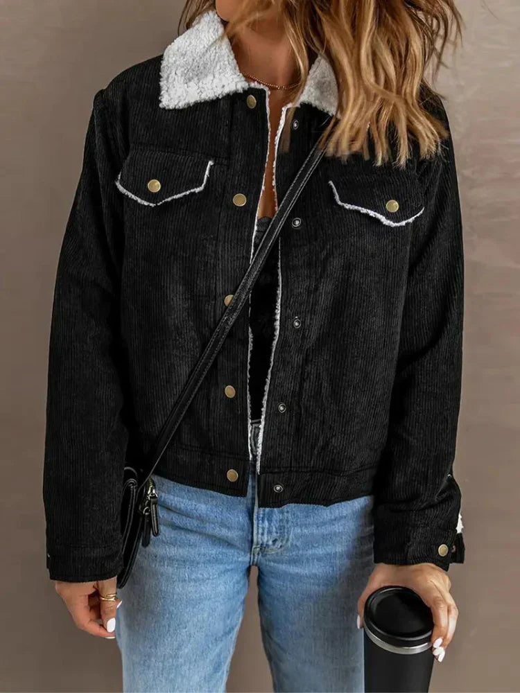 Embrith - Corduroy Winterjas voor Dames