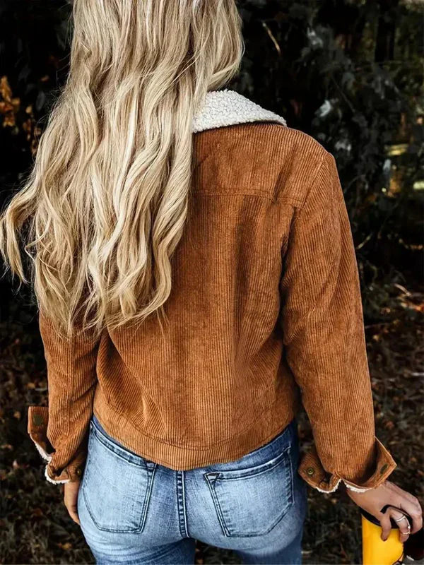 Embrith - Corduroy Winterjas voor Dames
