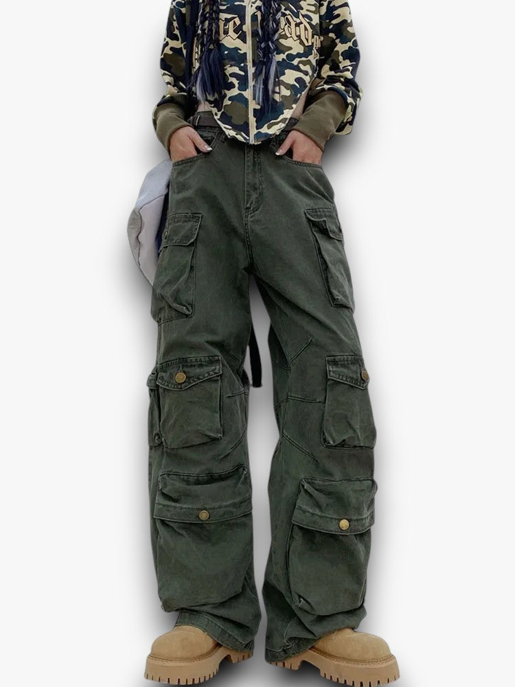 Ysolde - Chique Cargobroek die Vintage Charme voor Dames