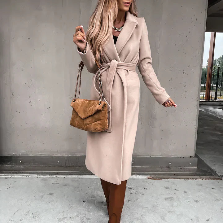 Amelina - Wollen Trenchcoat voor Dames