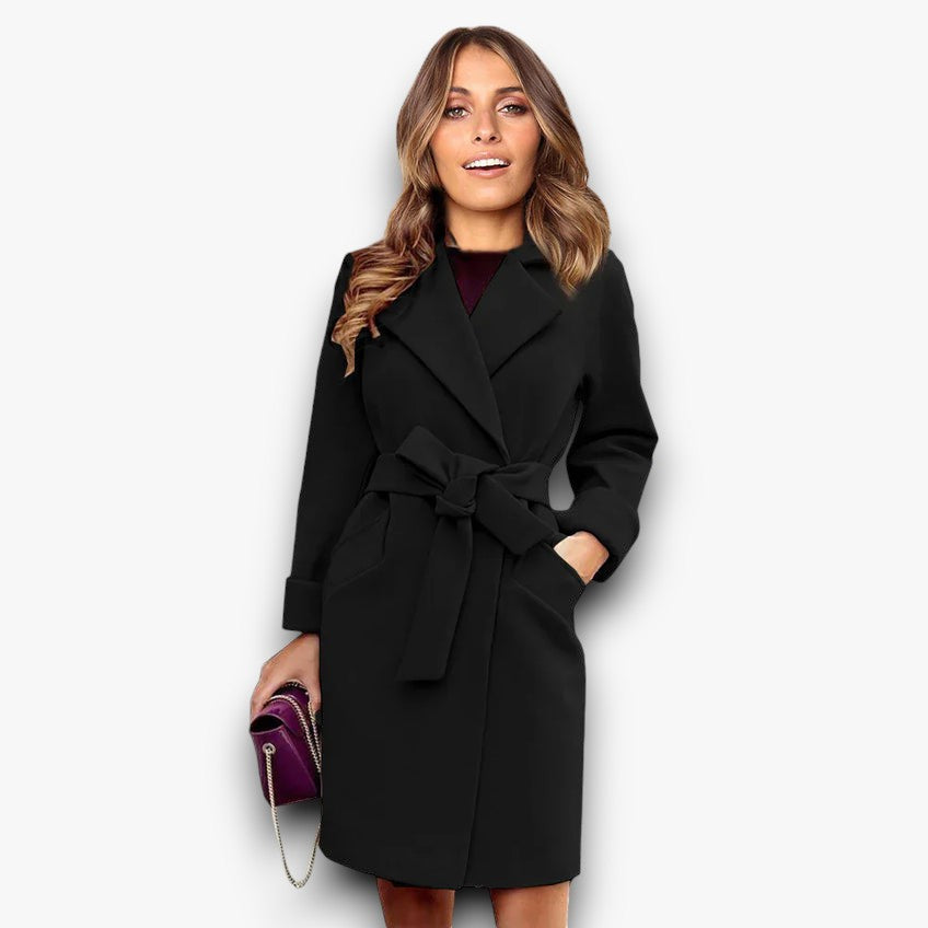 Leocadia - Lange Trenchcoat voor Dames